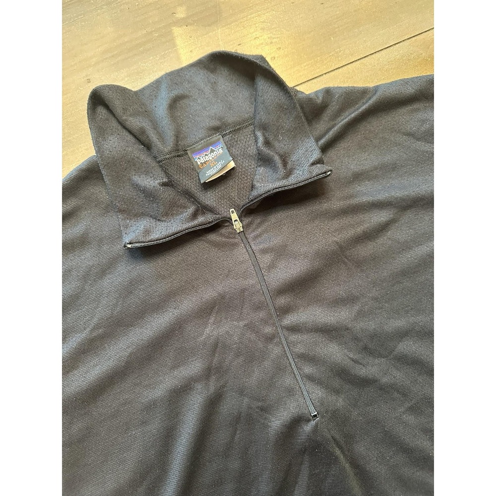 Vintage Patagonia Capilene Pullover Mens XL Half Zip Made USA Base Layer 90s